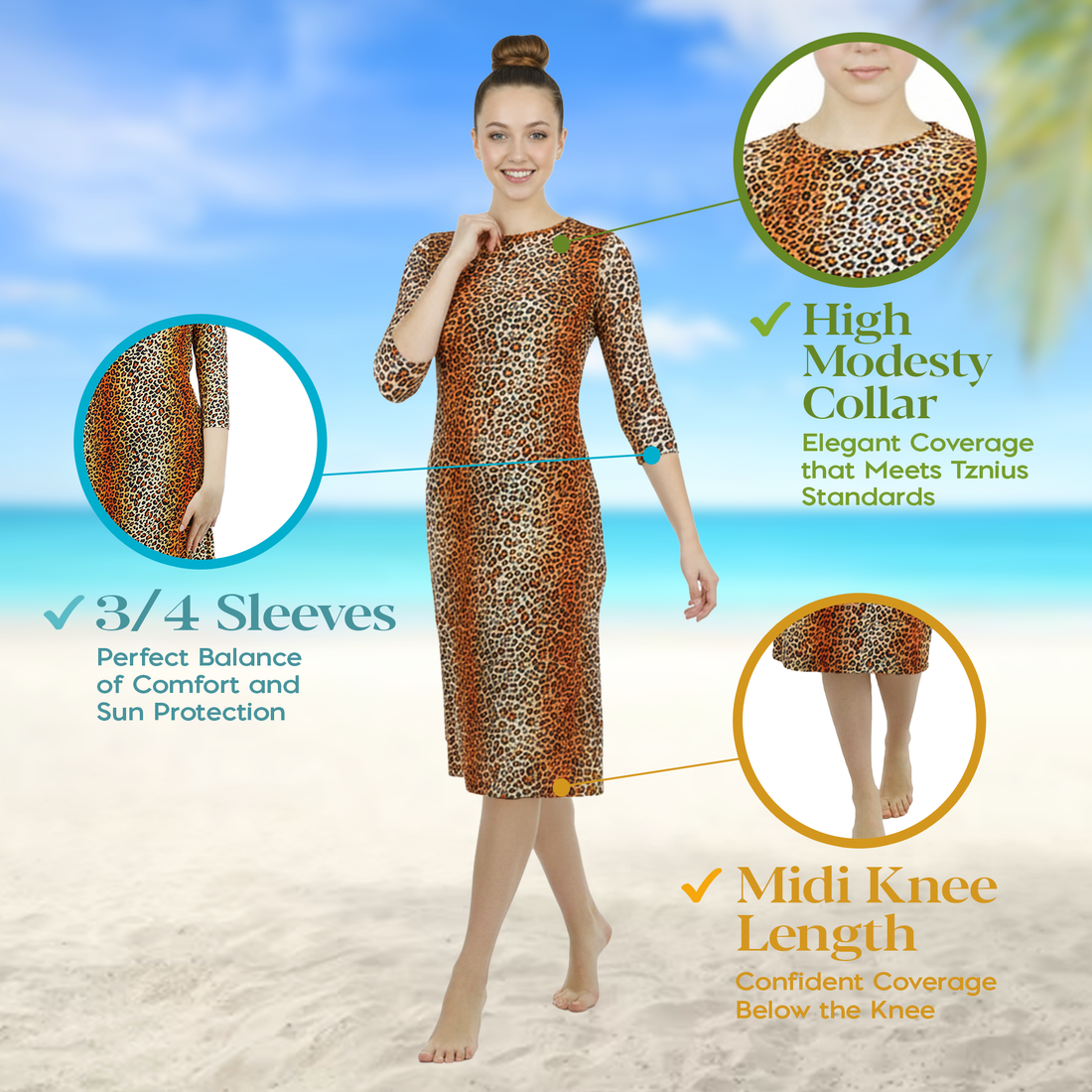 Women's Modest Swimwear Shira Dress Women's Modest Swimwear Shira Dress