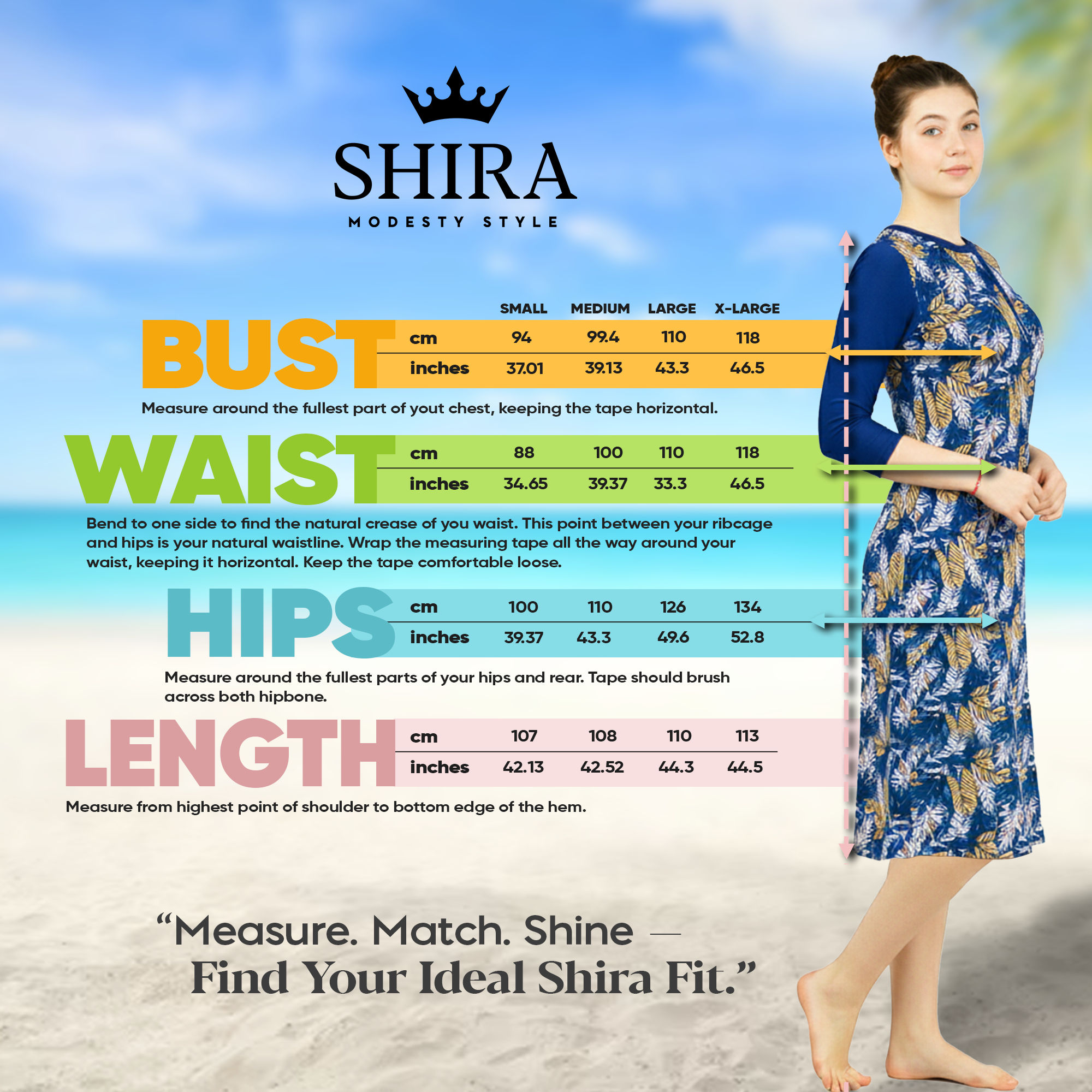 Woman Modest Tznius 3/4 Raglan Sleeve Athletic Swimdress Beach Cover up UPF 50+ Sun Protection (Monaco Print )